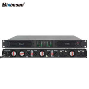 Sinbosen-Amplificador de Potencia Profesional Studio Master, 2Ohm, 4 Canales, 4x2000W, 2 Unidades - Product Image 4