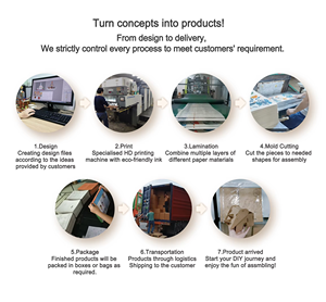 Mejor precio de fábrica súper Venta caliente 3D rompecabezas estadio de fútbol modelo de papel rompecabezas DIY regalos para adultos - Product Image 2