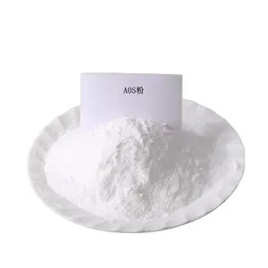 Suministro de fábrica de sodio, sulfonato de olefina, AOS CAS 68439-57-6, polvo 92% con muestra