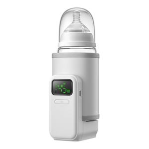 Newest 5000mAh Smart <b>USB</b> Electric <b>Heated</b> Milk Warmer Portable Wireless Outdoor Baby Milk Feeding Warmer - Product Image 3