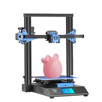 BLU-3 V2 yazıcı 3D ile büyük boy 235*235*280mm yapı boyutu mavi renk DIY 3D Drucker 3D yazıcı