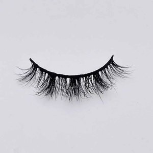 OEM phong cách tự nhiên Fluffy <span class=keywords><strong>Mink</strong></span> lông mi mở rộng handmade 12mm đầy đủ Dải Lông mi giả wispy thực <span class=keywords><strong>Mink</strong></span> lông mi có cánh - Product Image 2