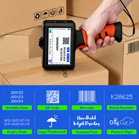 Imprimante jet d'encre manuelle portable AISOMARK pour le codage de la date de péremption, l'impression de codes QR, de codes-barres et de logos - Compatible Flex et Egg