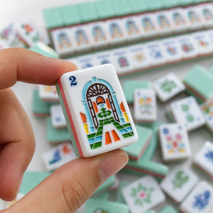 Juego de Mahjong Americano Country Club Golf, 31.5x23x16mm, Fichas Acrílicas de 4 Capas, 160 Piezas, 8 Jokers, Disponible <span class=keywords><strong>en</strong></span> Stock, Envío Rápido - Product Image 6