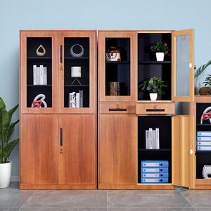 ตู้เก็บเอกสารโลหะแบบพับได้เต็มความสูงทันสมัย พร้อมประตูกระจก สำหรับใช้ในบ้าน สำนักงาน โรงแรม ห้องครัว ห้องนอน โรงพยาบาล และคลังสินค้า - Product Image 3