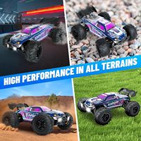 Coche de Control Remoto 1:16, Monster Truck de Alta Velocidad 4WD, Vehículo Todoterreno RC, Regalo para Niños
