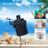 Pompe submersible sans balais DC, micro-pompe pour aspirateur pour animaux, toilettes intelligentes, machine à glaçons, humidificateur silencieux, pompes de puits basse pression haute performance 60Hz