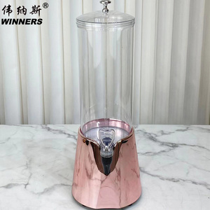 WINNERS or ruban noir rose 3L distributeur de boissons led tour de bière distributeur avec robinet éclairer la bière pour bar party - Product Image 4
