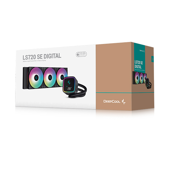Hot Sell CPU Cooler Deep-cool LS720 SE DIGITAL 360 RGB Support LGA1700/1200 AM5/AM4 Socket Liquid Cooler for Computer