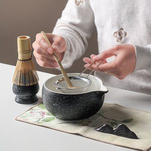 BespritGift Nuevas Tendencias 4-8PC Juego de Matcha Japonés Venta al por mayor Matcha Whisky Juego de Herramientas Caja de Regalo Personalizada para <span class=keywords><strong>Hacer</strong></span> Té Matcha - Product Image 2