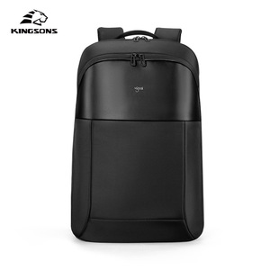 Kingsons <b>Backpack</b> 20-35L <b>Waterproof</b> Business Travel Laptop Bag <b>Black</b> Polyester Summer 2025 - Product Image 4
