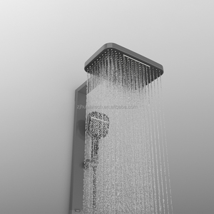 Columna <span class=keywords><strong>de</strong></span> <span class=keywords><strong>Ducha</strong></span> Moderna Termostática HL555F7 con Diseño <span class=keywords><strong>de</strong></span> Teclas <span class=keywords><strong>de</strong></span> Piano, Cromada y Pulida, con Cabezales <span class=keywords><strong>de</strong></span> <span class=keywords><strong>Ducha</strong></span> Multifunción - Product Image 2