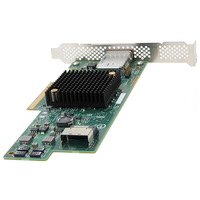Kartu Kontroler LSI00303 LSISAS2308 Chip PCIe 3.0x8 Antarmuka 4 Port Eksternal 4 Port Internal 6Gb/s 9207-4i4e Host Bus Adapter