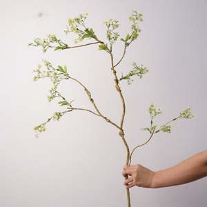 High Quality Artificial Silk Cloth Baby Breath <b>Branch</b> Artificial Green Baby Breath <b>Branch</b> <b>for</b> Wedding Party Home <b>Decoration</b> - Product Image 5