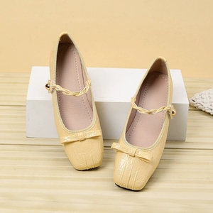 Новое поступление, большие размеры 41-44, женские туфли Мэри Джейн на плоской подошве, красивые туфли для вечеринок - Product Image 4