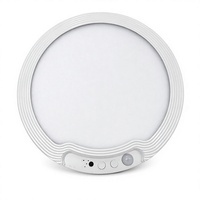 Plafonnier LED avec détecteur de mouvement, contrôle par interrupteur, trois températures de couleur, IP65, design européen, alimentation Type-C/Batterie/USB