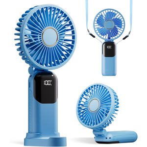 Ventilateur à main Prix de gros 1200mah Ventilateur à main rechargeable Mini ventilateur pliable - Product Image 1