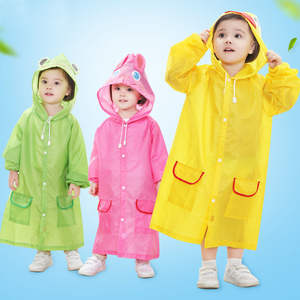 Imperméable de dessin animé pour enfants, équipement de pluie pour enfants, <span class=keywords><strong>poncho</strong></span> mignon pour bébé, articles ménagers, aire de jeux - Product Image 2