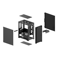 Boîtier PC AOJIE en maille à flux d'air, format MATX ITX, pour ordinateur de bureau, tour moyenne, châssis PC, boîtier PC MATX, Gabinete PC