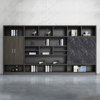 WJG-225X Armoire de classement en bois pour bureau de direction, rangement de documents, bibliothèque sur pied, ignifuge
