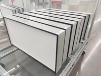 Elemento de Filtro de Aire de Fibra de Vidrio H14 U15 ULPA HEPA de 0.2 Micras para HVAC, Hoteles, Fabricación y Restaurantes - Nuevo SNAF