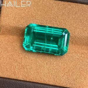 מעבדה googzhou ספק חם מכירת חרוזים רופפים אבן חרוזי אבן חרוזים קולומביה אמרלד מעבדה ברקת - Product Image 2