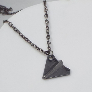 Collane con Aeroplano Origami 3D, Placcate in Oro Nero e Argento, Gioielli Semplici con Piccoli Aerei di Carta, Stile Harry Styles - Product Image 6