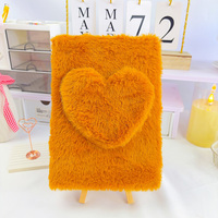 Diario Personalizado A5 con Diseño de Corazón, para Niños y Niñas, con Tapa Dura de Felpa, 80 Hojas, con Logotipo Personalizado