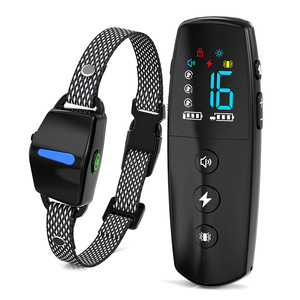 Dog Trainer Color Screen Remote <b>Control</b> <b>Bark</b> Suppressor Electric Shock Collar One-To-One Training Equipment For Pets - Product Image 3