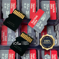 Tarjeta SD Sandisk 100% Original, Auténtica y Genuina, Ultra SDSQUNC, Tarjeta Micro SD C10 A1, Tarjeta de Memoria TF, 32 GB, 128 GB, 16 GB, 512 GB, 64 GB, 1 TB