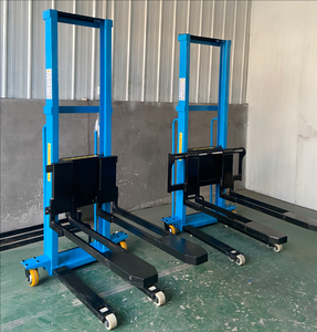 फ्रिस्ट क्लास 300 किलोग्राम 1.3 1.6 मीटर पोर्टेबल सेमी इलेक्ट्रिक स्टेकर लिफ्ट ट्रक सेल्फ लोडिंग स्टेकर - Product Image 4