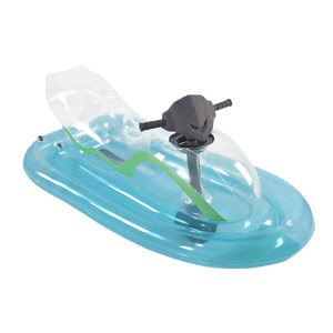 <b>Inflatable</b> Electric Water Jet Boat Float <b>Pool</b> <b>Toy</b> <b>For</b> Outdoor Use PVC Material - Product Image 5
