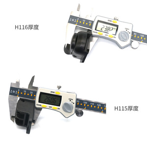 Clip de dossier de poussette H-115 H-116, matériau POM 25 mm, pliage en un clic, boucle de sécurité pour chaise haute - Product Image 3