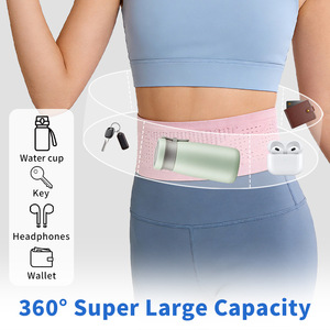 Sac banane unisexe à séchage rapide en maille polyester pour course, randonnée et activités de plein air, violet, été 2026 - Product Image 4
