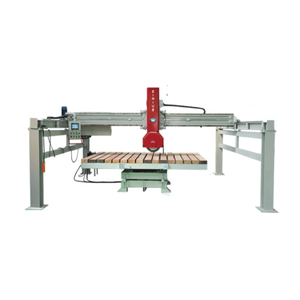 Direct Factory 3 Axis CNC Bridge Saw Máquina cortadora de piedra con mesa giratoria automática de palés de madera - Product Image 2