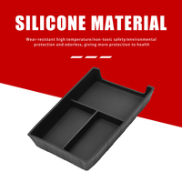 Vente en gros 3D Silicone noir étanche Console centrale boîte de rangement inférieure pour Byd Sea Lion 07 EV 2024 accessoires d'intérieur de voiture