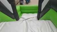 Castillo Inflable Comercial de PVC de 0.55mm de Alta Resistencia con Tobogán, Garantía de 3 Años, Capacidad para 14 Personas, para Alquiler en Eventos y Fiestas