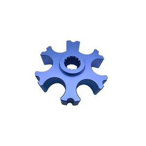 Hot Selling Turning Free Samples Custom Machining Three Connector Hookah CNC Electric Iron Parts Design - Product Image 1