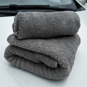 Serviette de nettoyage auto en microfibre corail 40x40cm, épaisse et super absorbante pour le detailing automobile - Product Image 3