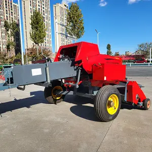 Large Size Agriculture Automatic Square Baler And Wrapper Square Straw Baler Mini Square Hay Balers