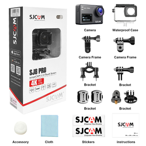 Für SJCAM <span class=keywords><strong>SJ8</strong></span> <span class=keywords><strong>Pro</strong></span> 4K 60FPS Wasserdichte Action-Kamera Anti-Shake Multifunktion ale Outdoor-Sport kamera 5G WiFi Touchscreen MicroSD - Product Image 6