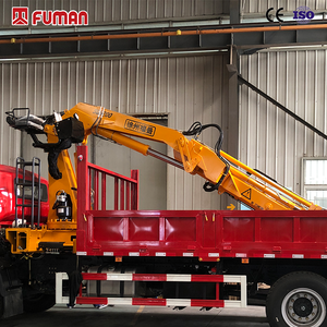 מנוף משאית מתקפל 8 טון FUMAN עם זרוע מפרקית, מנוף משאית עם זרוע מתקפלת לעבודות בנייה, לוגיסטיקה וטיפול בחומרים - Product Image 3