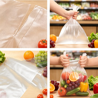 Op maat gemaakte transparante plastic fruitzakken, voedselverpakkingsfolie, plastic groentezakken, verpakkingsfabrikant