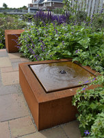 Table d'eau en cordage de jardin, fontaine et étang à eau, décoration
