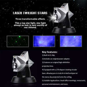 Projecteur laser d'étoiles pour salle sensorielle, <span class=keywords><strong>lampe</strong></span> apaisante galaxie et nébuleuse pour l'autisme, l'ADHD et l'équipement de thérapie - Product Image 4