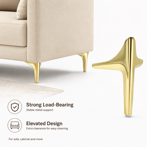 Pieds de table et de <span class=keywords><strong>canapé</strong></span> en alliage chromé, durables, pour mobilier de bureau, salon, chambre, salle à manger, hôpital, cuisine - Vente chaude - Product Image 6
