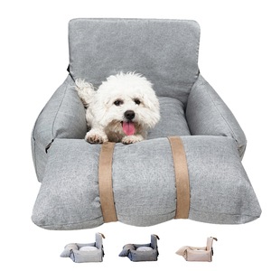 Asiento elevador de coche multifuncional para perros, asiento de coche de lujo para perros, impermeable, seguridad de viaje, asiento de coche para perros y mascotas, cama - Product Image 3