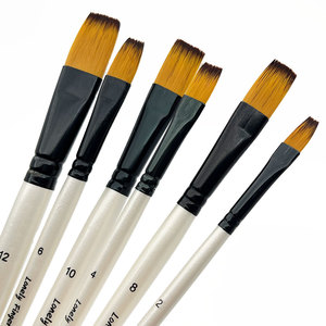 Set di 6 Pennelli per Artisti con Punte in Nylon Sintetico per Pittura Acrilica, a Olio e Acquerello, Forniture Artistiche - Product Image 5