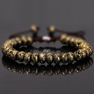 <span class=keywords><strong>Bracelet</strong></span> ajustable en cristal de guérison Vente en gros Énergie semi-précieuse <span class=keywords><strong>Huile</strong></span> <span class=keywords><strong>essentielle</strong></span> <span class=keywords><strong>Pierre</strong></span> de lave <span class=keywords><strong>Bracelet</strong></span> pour hommes Bijoux - Product Image 5