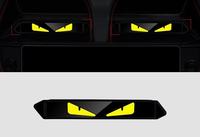 Logotipo del coche Luz LED Rejilla delantera Emblema Insignia Luz LED Logotipo del coche Emblema Para sintonización de automóviles